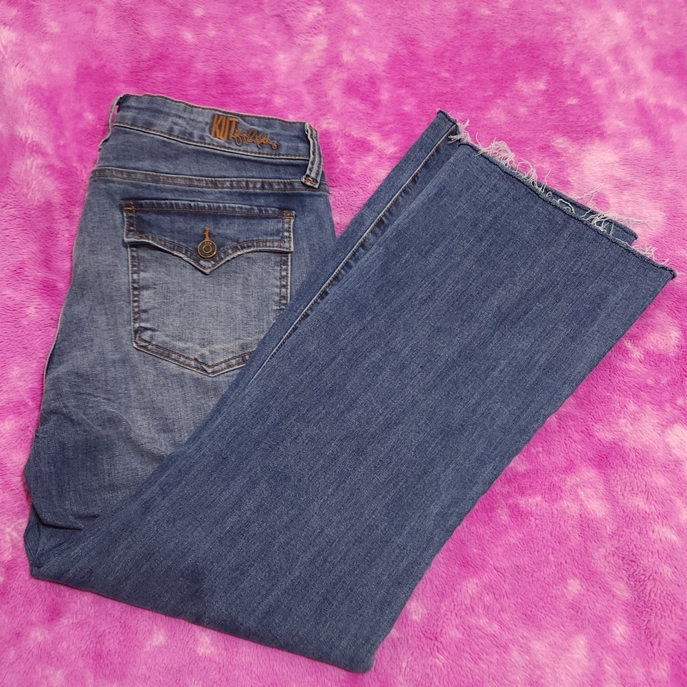 Kut from the Kloth Women's Blue Wide Leg Jeans